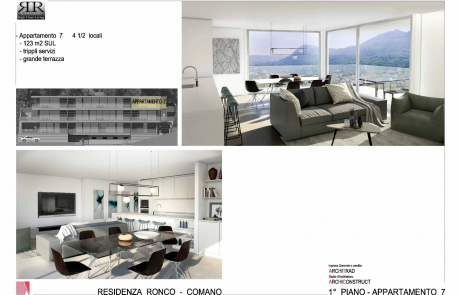 Residenza Ronco Comano Vendita appartamento 07 Secondo piano