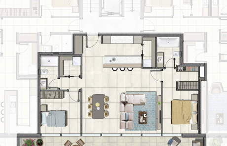 Residenza Ronco Comano Vendita appartamento 03 Primo piano